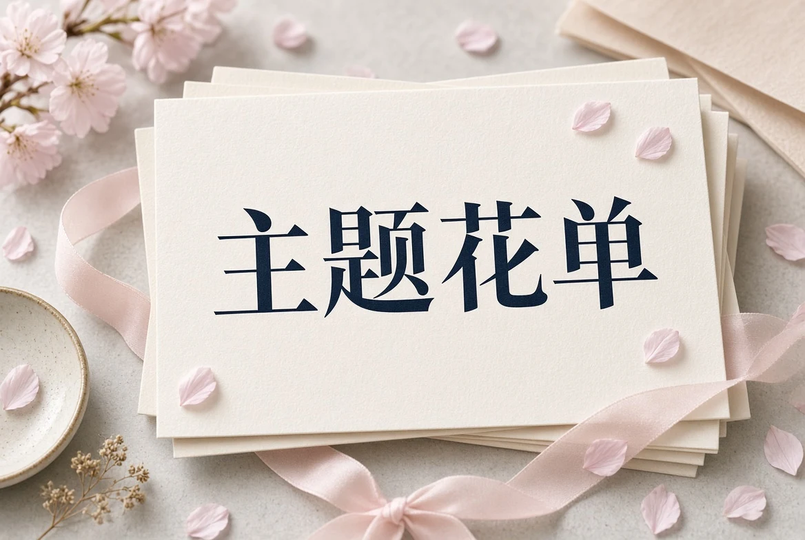 主题花单内容图